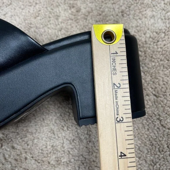 Nordstrom Heels Womens 9.5 Black Chunky Platform Y2K Inspired Block Heel NEW - Picture 8 of 9